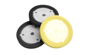 Gąbka polerska z rantem LARE FLAT DA 180 mm HC (żółta)