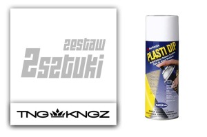 Zestaw PlastiDip do pomalowania 4 felg 14-16" - kolor biały