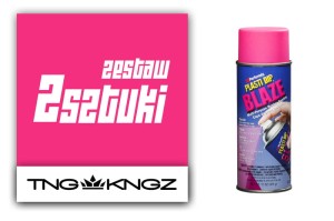 Zestaw PlastiDip Blaze do pomalowania 4 felg 14-16" - kolor różowy fluorescencyjny