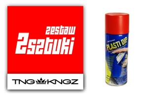 Zestaw PlastiDip do pomalowania 4 felg 14-16" - kolor czerwony
