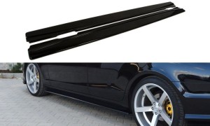 Dokładki progów Mercedes CLS C218 AMG Line (czarny połysk)
