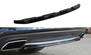 Splitter tylny srodkowy Mercedes CLS C218 (bez dyfuzora) AMG Line (carbon look)