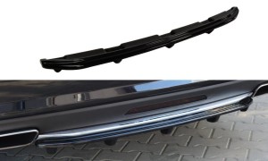 Splitter tylny srodkowy Mercedes CLS C218 (z dyfuzorem) AMG Line (carbon look)