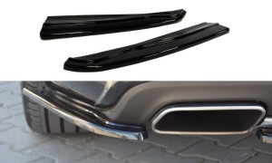 Splittery tylne boczne Mercedes CLS C218 AMG Line (czarny połysk)