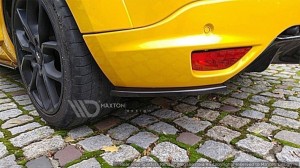 Splittery tylne boczne Renault Megane III RS (czarny mat)