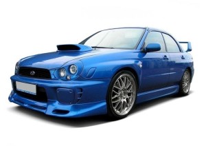 Wloty powietrza maski Subaru Impreza MK2 01-02