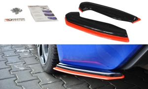 Tylne boczne splittery V2 Subaru BRZ Polift (czarny mat)
