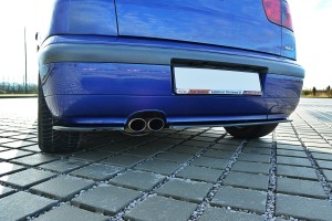 Tylne boczne splittery Seat Ibiza Cupra MK2 Polift (czarny połysk)