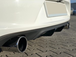 Tylny dyfuzor Opel Astra K OPC-Line (czarny mat)