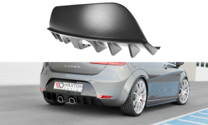 Tylny dyfuzor Seat Leon 2 Cupra/FR Polift (czarny mat)