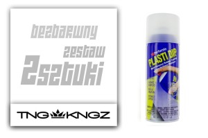 Zestaw PlastiDip do pomalowania 4 felg 14-16" - kolor bezbarwny