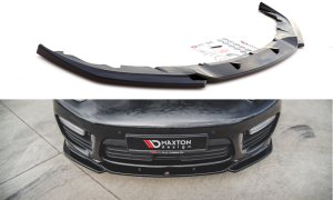 Splitter przedni V2 Porsche Panamera Turbo 970 Facelift (czarny mat)