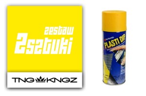 Zestaw PlastiDip do pomalowania 4 felg 14-16" - kolor żółty