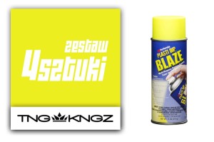Zestaw PlastiDip Blaze do pomalowania 4 felg 17-19" - kolor żółty fluorescencyjny