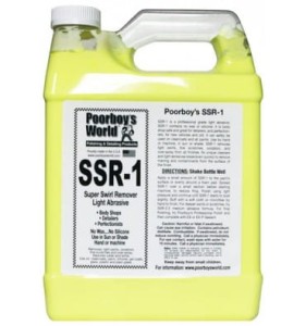 Lekkościerne mleczko polerskie Poorboy's World SSR 1 Light Abrasive Swirl Remover 3784 ml