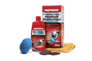 Profesjonalny zestaw do polerowania reflektorów Mothers PowerBall 4Lights Headlight Restoration Kit