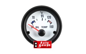 Wskaźnik temperatury oleju AutoGauge w stylu VDO 52 mm (WHITE 2016 EDITION)