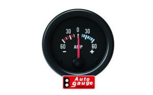 Amperomierz AutoGauge w stylu VDO 52 mm