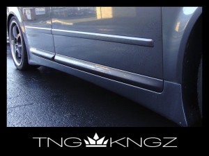 Poszerzające listwy drzwiowe AUDI A4 B6 SEDAN / AVANT S-LINE LOOK