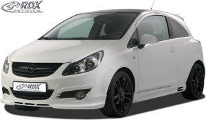 Dokładka przedniego zderzaka RDX Racedesign OPEL Corsa D -2011