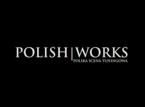Naklejka "POLISH | WORKS" 60 cm (biała)