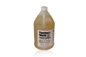 Środek do czyszczenia felg Poorboy’s World Spray & Rinse Wheel Cleaner 3780 ml