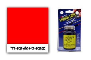 PlastiDip Liquid Tape 118g - czerwona taśma izolacyjna w płynie z pędzelkiem