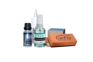 Zestaw niewidzialnej wycieraczki na szyby CarPro FlyBy30 Glass Coating 20 ml