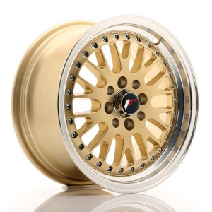 Felga aluminiowa JR Wheels JR10 15x7 ET30 4x100/108 Gold w/Machined Lip