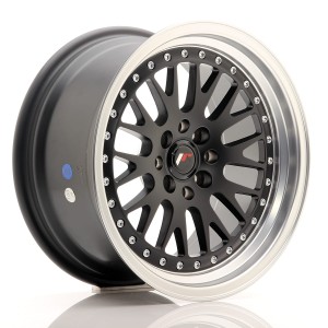 Felga aluminiowa JR Wheels JR10 16x8 ET20 4x100/108 Matt Black w/Machined Lip