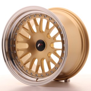 Felga aluminiowa JR Wheels JR10 16x9 ET20 BLANK Gold w/Machined Lip