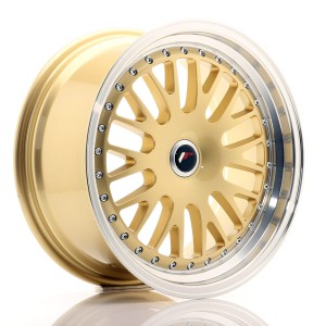 Felga aluminiowa JR Wheels JR10 17x8 ET35 BLANK Gold w/Machined Lip