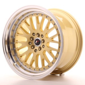 Felga aluminiowa JR Wheels JR10 18x10,5 ET25 5x112/114,3 Gold w/Machined Lip