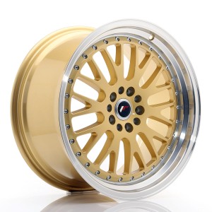 Felga aluminiowa JR Wheels JR10 19x9,5 ET35 5x112/114 Gold w/Machined Lip
