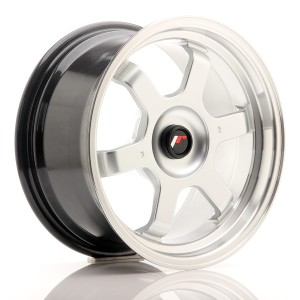 Felga aluminiowa JR Wheels JR12 16x8 ET20-22 BLANK Hyper Silver w/Machined Lip
