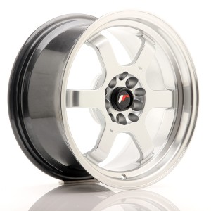 Felga aluminiowa JR Wheels JR12 16x8 ET33 4x100/108 Hyper Silver w/Machined Lip