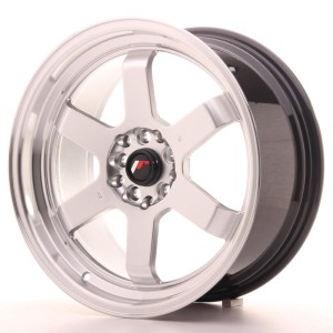 Felga aluminiowa JR Wheels JR12 17x8 ET33 4x100/114 Hyper Silver w/Machined Lip