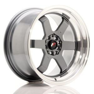 Felga aluminiowa JR Wheels JR12 17x9 ET25 5x100/114 Gun Metal w/Machined Lip