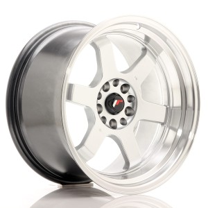 Felga aluminiowa JR Wheels JR12 18x10 ET0 5x114,3/120 Hyper Silver w/Machined Lip