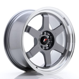 Felga aluminiowa JR Wheels JR12 18x9 ET25 5x114/120 Gun Metal w/Machined Lip