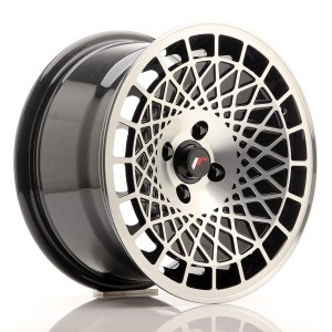 Felga aluminiowa JR Wheels JR14 15x8 ET20 4x100 Gloss Black w/Machined Face