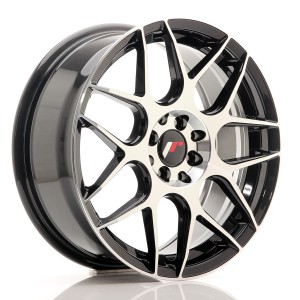 Felga aluminiowa JR Wheels JR18 17x7 ET40 4x100/114 Gloss Black Machined Face