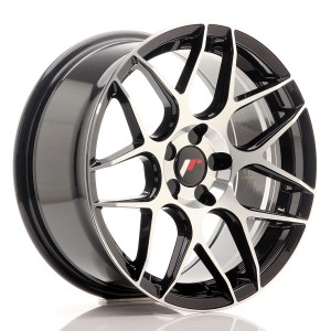 Felga aluminiowa JR Wheels JR18 17x8 ET35 5H BLANK Gloss Black Machined Face