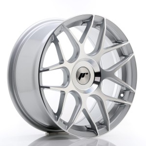 Felga aluminiowa JR Wheels JR18 17x8 ET25-35 BLANK Silver Machined Face