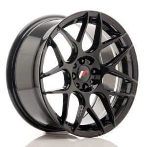 Felga aluminiowa JR Wheels JR18 17x8 ET25 4x100/108 Glossy Black