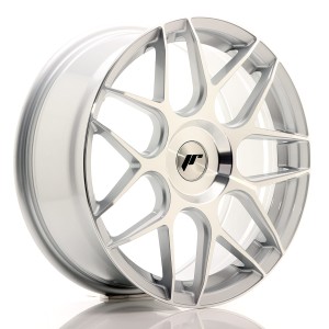 Felga aluminiowa JR Wheels JR18 18x7,5 ET35-40 BLANK Silver Machined Face