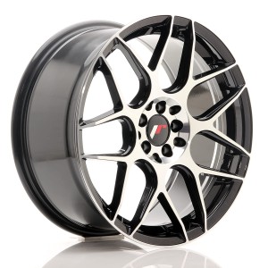 Felga aluminiowa JR Wheels JR18 18x8,5 ET35 5x100/120 Gloss Black Machined Face