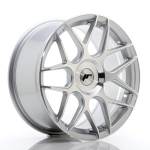 Felga aluminiowa JR Wheels JR18 18x8,5 ET25-45 BLANK Silver Machined Face