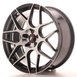 Felga aluminiowa JR Wheels JR18 19x8,5 ET20-42 5H BLANK Gloss Black Machined Face