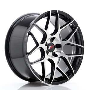 Felga aluminiowa JR Wheels JR18 19x9,5 ET35 5H BLANK Gloss Black Machined Face
